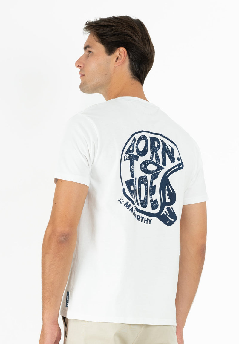 Camiseta Helmet Blanco