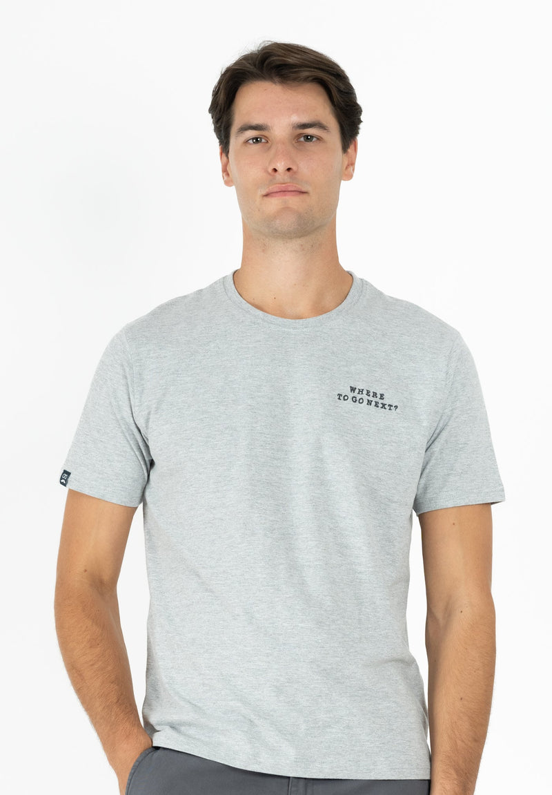 Camiseta Motorcycle Gris