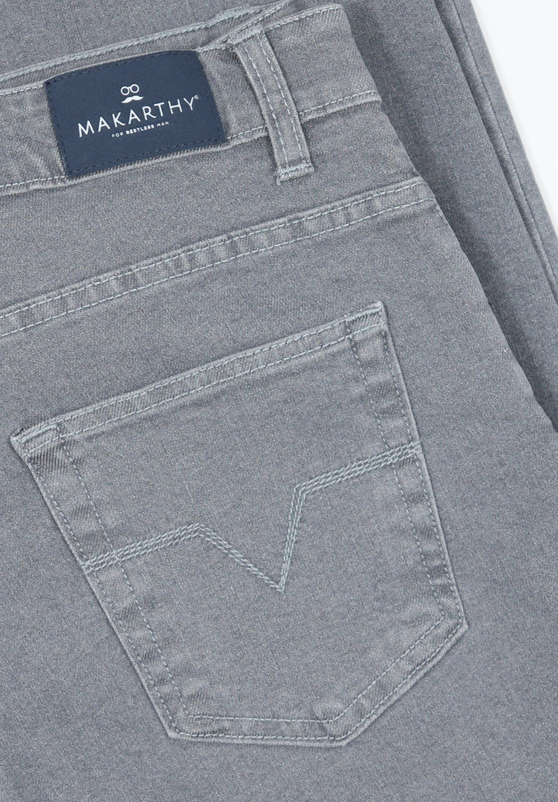 Pantalón New Denim Gris Oscuro