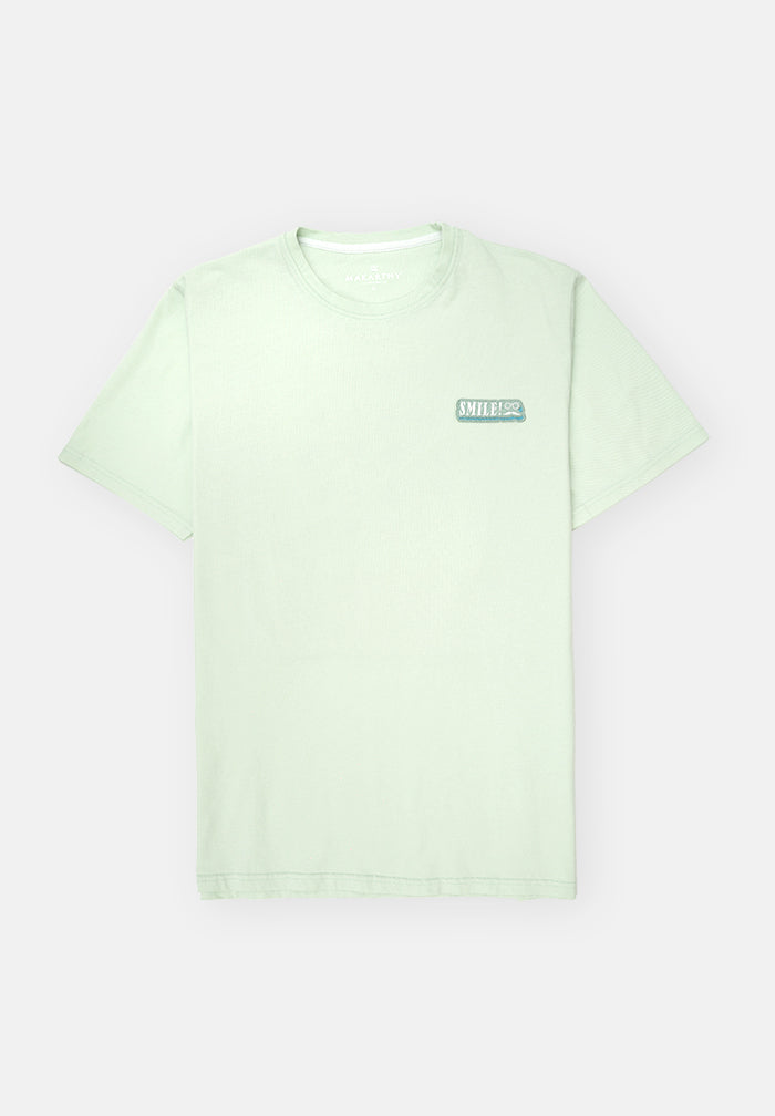 Camiseta Smile Verde Menta