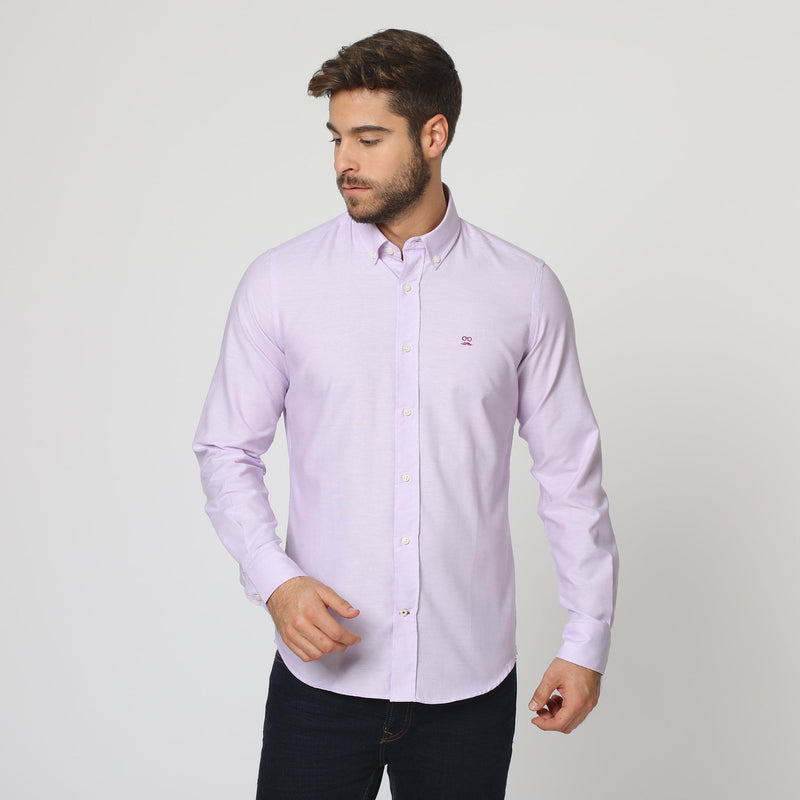 Camisa Oxford Lila