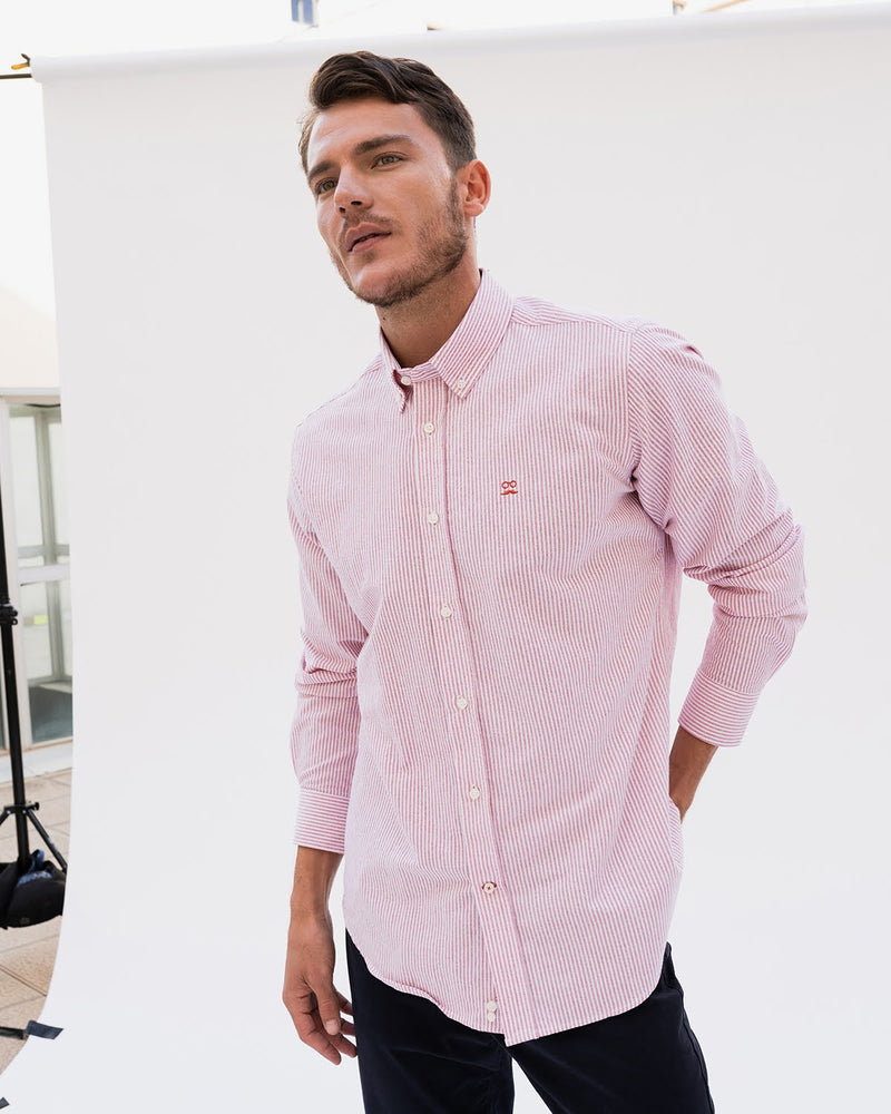 Camisa Oxford Rayas