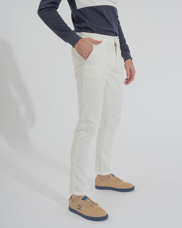 Pantalon Chino Sport Blanco