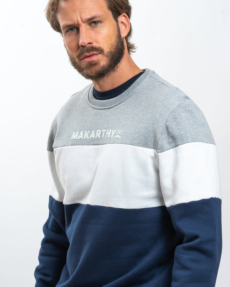 Sudadera Block Logo Gris Marengo