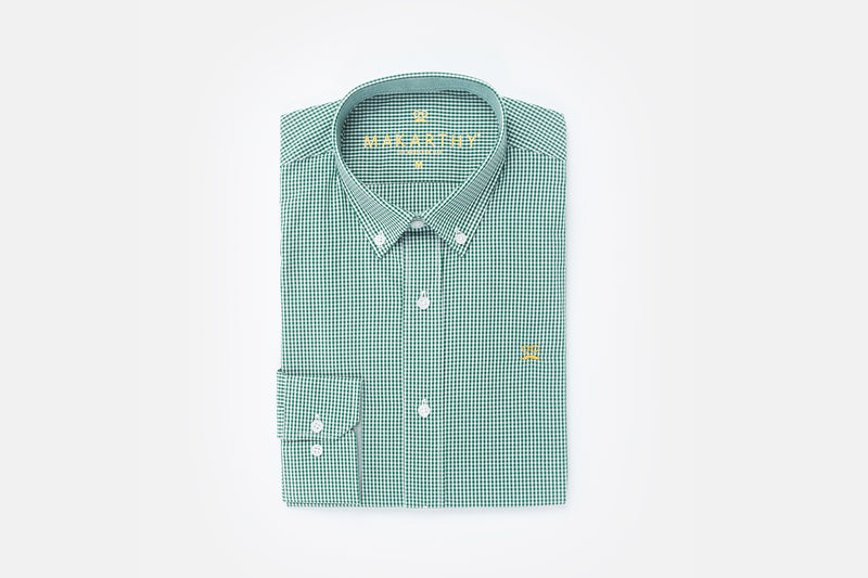 Camisa Cuadros Vichy Verde