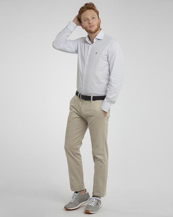 Pantalon Chino Vestir Beige