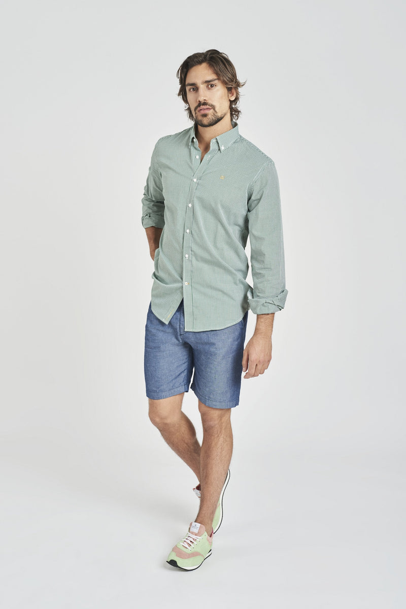 Camisa Cuadros Vichy Verde